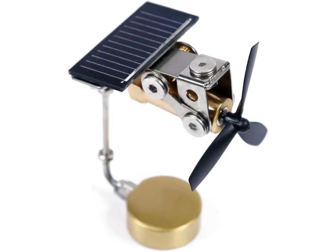 Decoração SFUSHOS de Pás de Ventilador Solar "faça Você Mesmo" em Metal