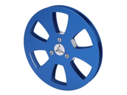 Aetheria carretel Vazio de Fita 1/4 Polegada 5 Polegadas 6 Furos Liga de Alumínio para Revox Gravadores de Som