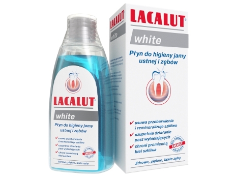 Enxaguante Bucal Lacalut White, 300 Ml Natur Produkt Pharma