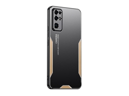 Capa Híbrida De Tpu E Metal Para Celular Honor 30