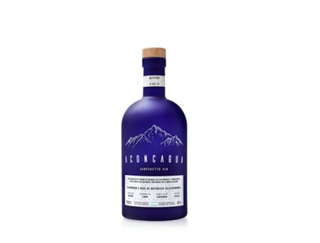Gin Aconcágua Artesanal Original Edição Azul Garrafa De 750 Ml.