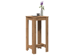 Vidaxl Mesa De Bar 51x50x103,5 Cm Derivados Madeira Carvalho Artisiano