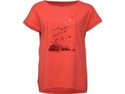Camiseta feminina Loap Bazala 100% algodão com gola redonda