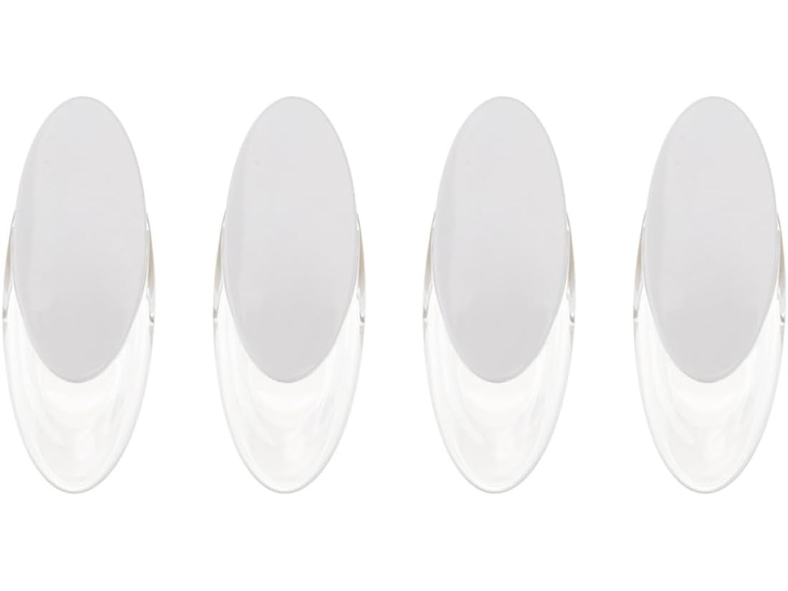 Conjunto De 4 Puxadores Transparentes Para Persianas Rolo Plástico