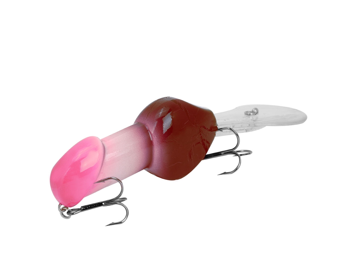 Lure (deep Diving Hard Bait) Rock Fatty 14cm/27g Lure Deep Diving Hard Bait (pink Brown)