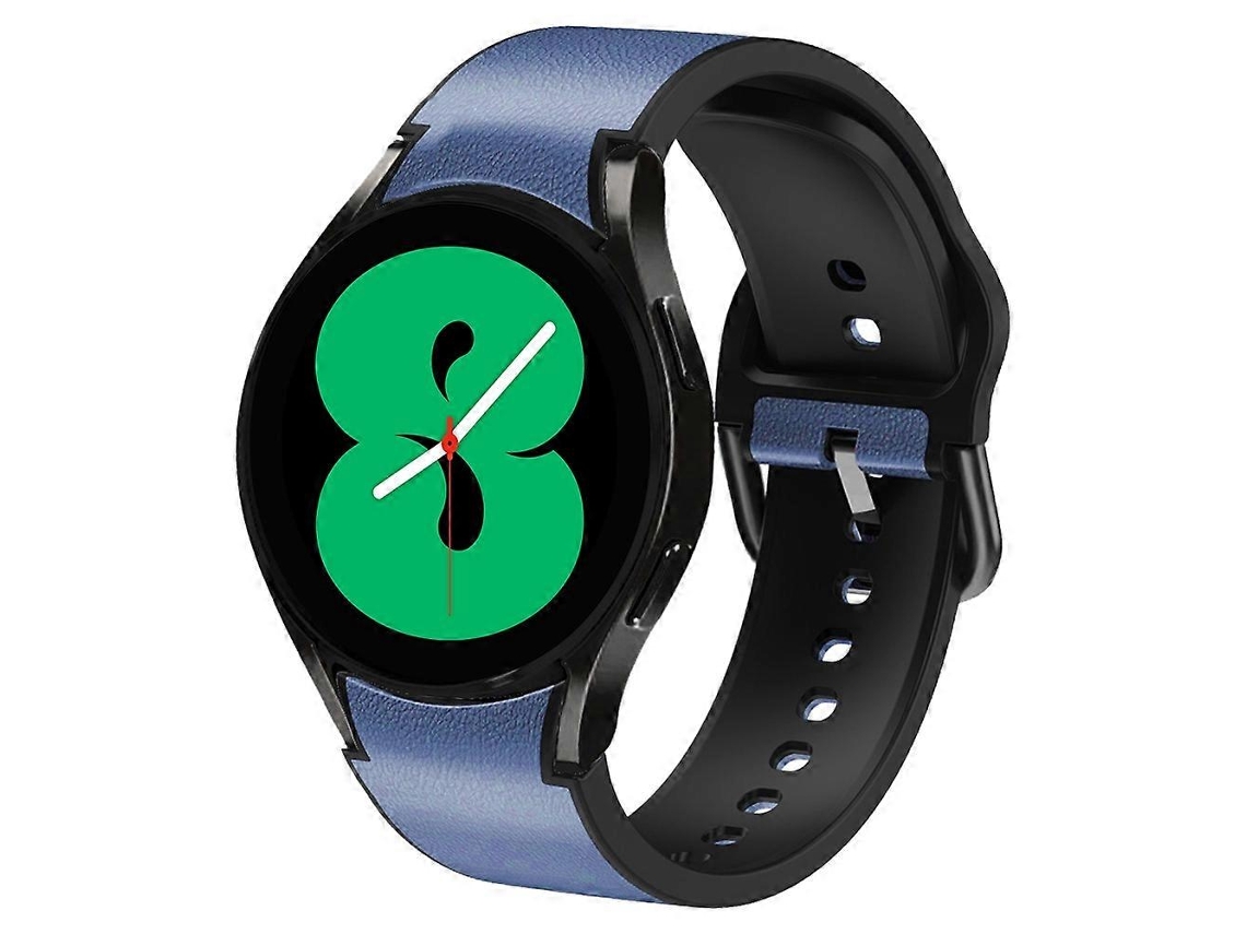 Pulseira De Couro Adesivo De Silicone Para Samsung Galaxy Watch 4 44mm
