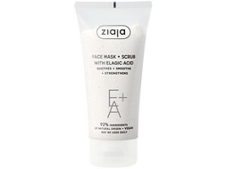 ZIAJA Face Mask + Scrub Elagic Acid Peelingová Maska S Kyselinou Ellagovou 55Ml