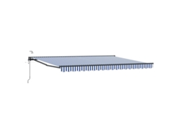 Conjunto 1 Sombra Externa Vidaxl Azul Alumínio (4 × 3,5 M)