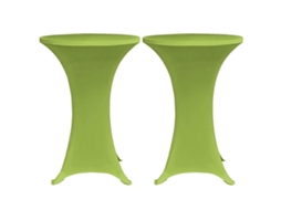 Maison Exclusive - Capa Extensível Para Mesa 2 Pcs 70 Cm Verde