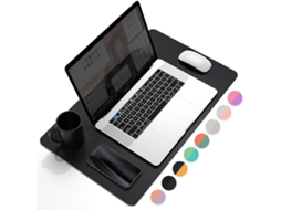 Mousepad Multifuncional Para Mesa De Escritório, Ultrafino E Impermeável, Em Couro Pu, 60 X 35 Cm . Olysi Shop (23,6 X 13,7)