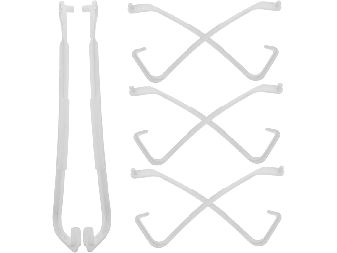 Kit De 8 Peças Para Montagem Na Parede Defletores Ar Condicionado Com