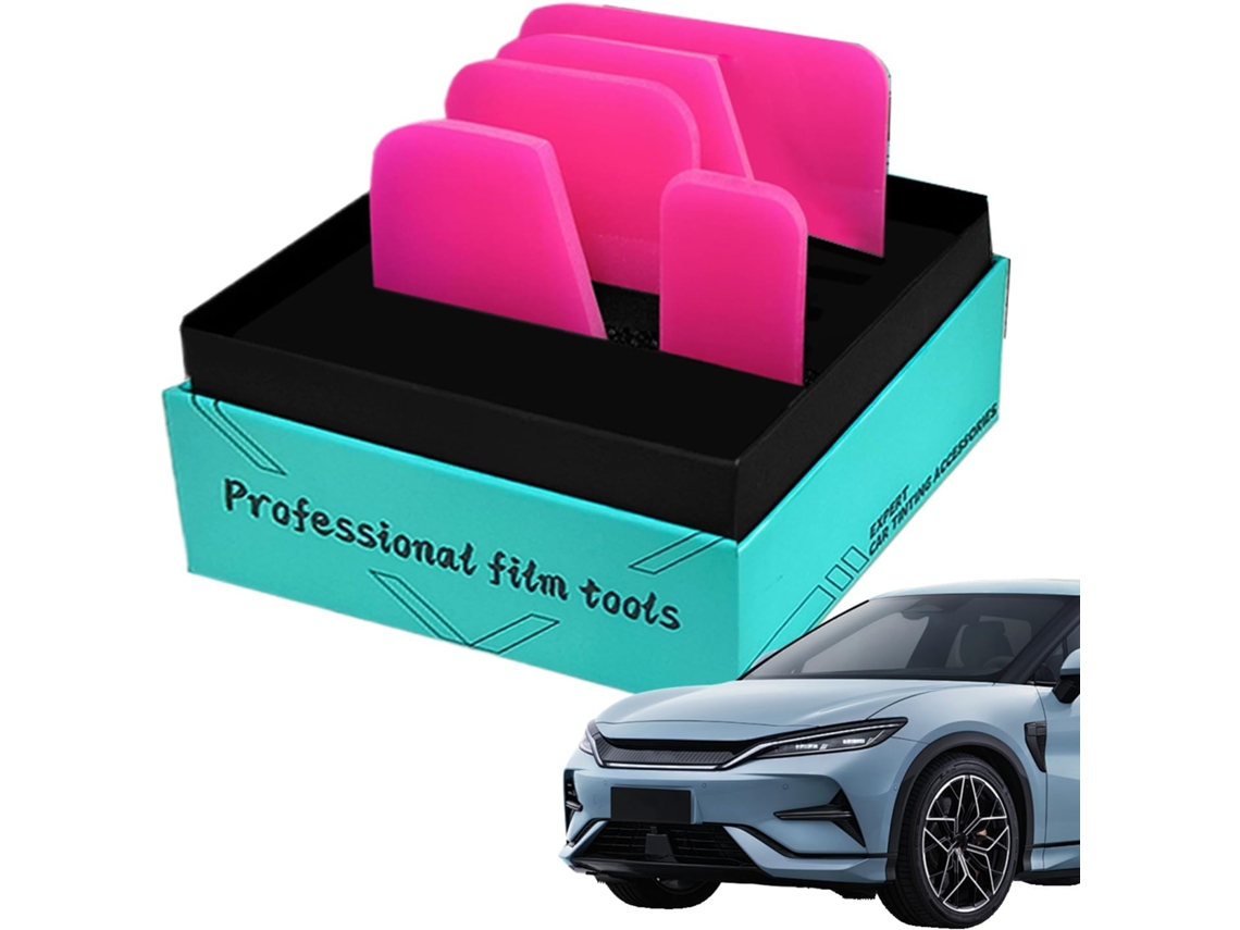 Espátula Para Película, Kit De Instalação De Película Automotiva Kit De Detalhes Com 5 Peças Para Gokoco