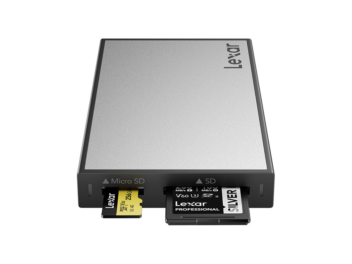 Leitor De Cartão Lexar Workflow Pro Sd/micro Sd Uhs-ii Usb 3.2 Gen2
