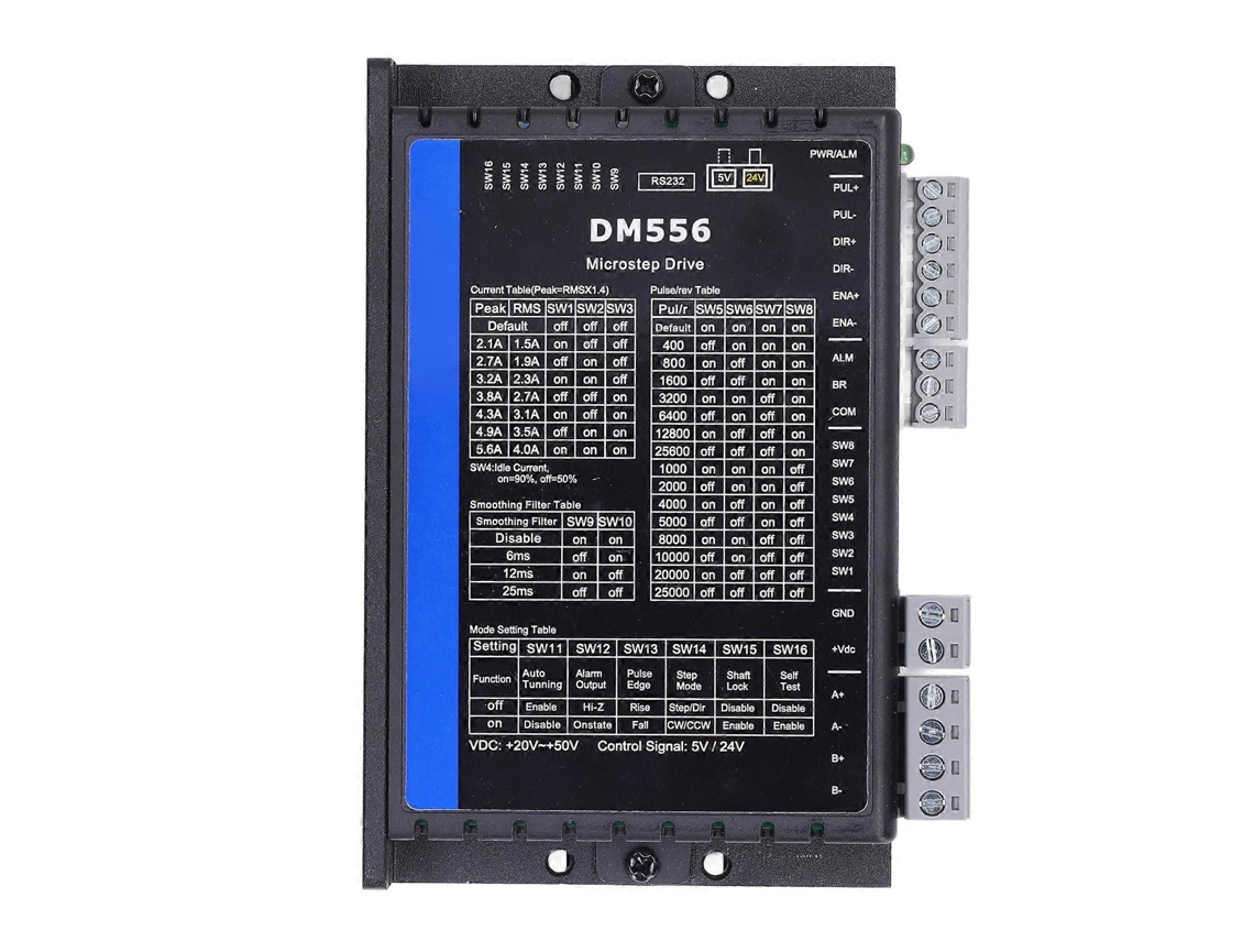 Digital Stepper Driver 2 Phase Stepper Motor Controller 8 Level Current 16 Subdivision 20‑50vdc