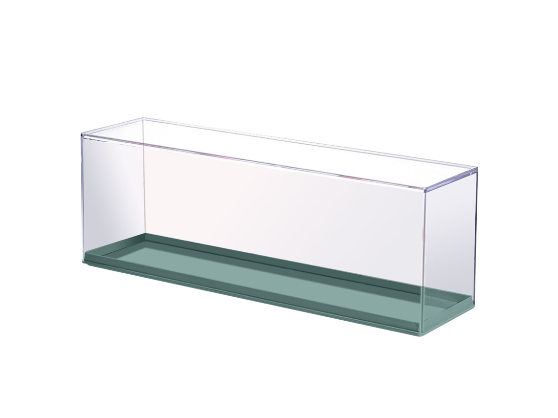 Vitrine De Brinquedos De Plástico Transparente Empilhável Instalação Gratuita Vitrine De Brinquedos Para Meninos E Meninas Azul Pavão