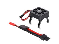 Cooler De Motor Com Ventilador E Radiador Para Carros Rc Série 540 550 Compatível Com Traxxas Axial Scx10 Hpi