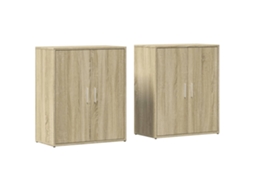 Sideboard, Sideboards Vidaxl Marrom Madeira Processada (n/a)