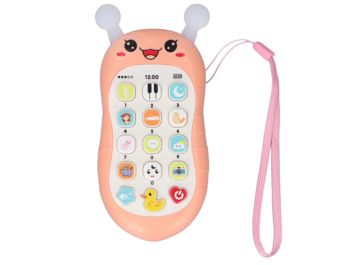 Brinquedo de Telefone Musical com Volume Ajustável para Bebê | S/MARCA