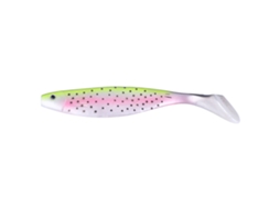 Sea Fishing Lure T-tail Bait (pink And Yellow) Simulated Fish Attraction For Sea Fishing Only
