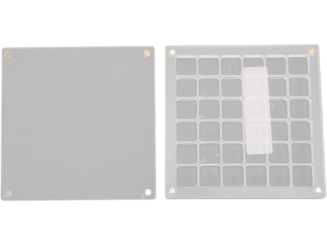 Eujgoov Shell En Acrylique Magnétique - Case De Stockage Transparent De Traduis (36 Grades)