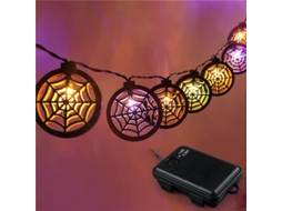 Luzes de Fio de Halloween para Exterior 3m 20 Leds Madeira com Marca