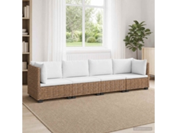 Vidaxl 4 Unid. Conjunto De Lounge Em Rattan Com Almofadas Gendt