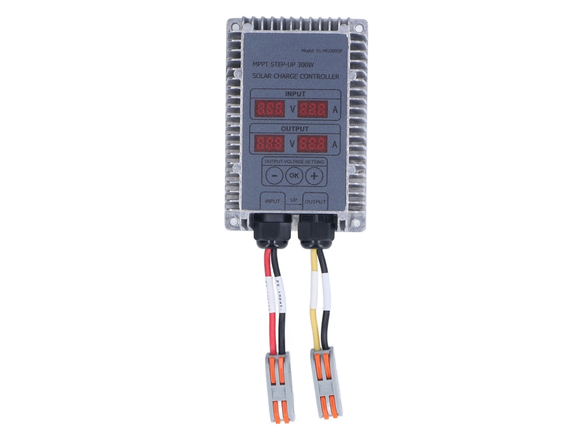 Controlador De Carga De Bateria Solar Boost Mppt Com Tensão Ajustável À Prova De Água Com Display 24‑85v 300w Other