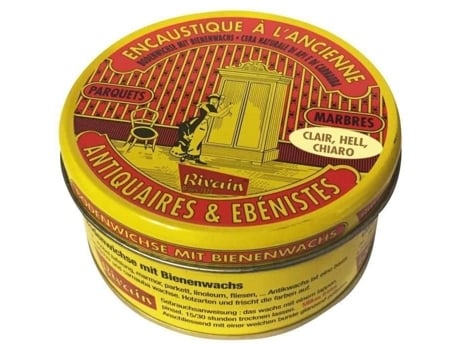 Pasta Polonesa Rivain Madeira Clara 250ml Formulação Centenária Ceras Naturais