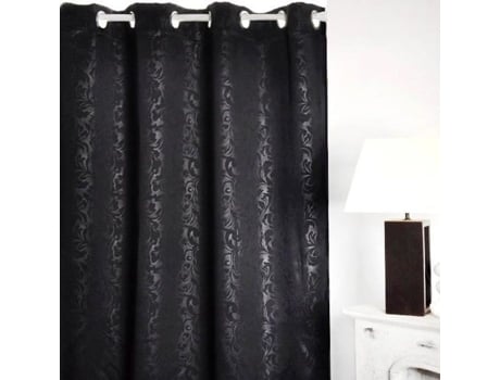 Cortina Blackout 140 X H240 Cm Design Preto EMINZA