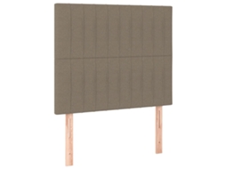 Headboard, Headboards Vidaxl Cinzento-acastanhado Tecido (100 Cm)