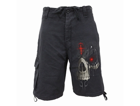 Bermuda Vintage SPIRAL Death (S - Preto)