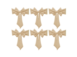 Laxiscreed Kit De 6 Fitas Elásticas Para Decorar Encosto De Cadeira Sem Laços