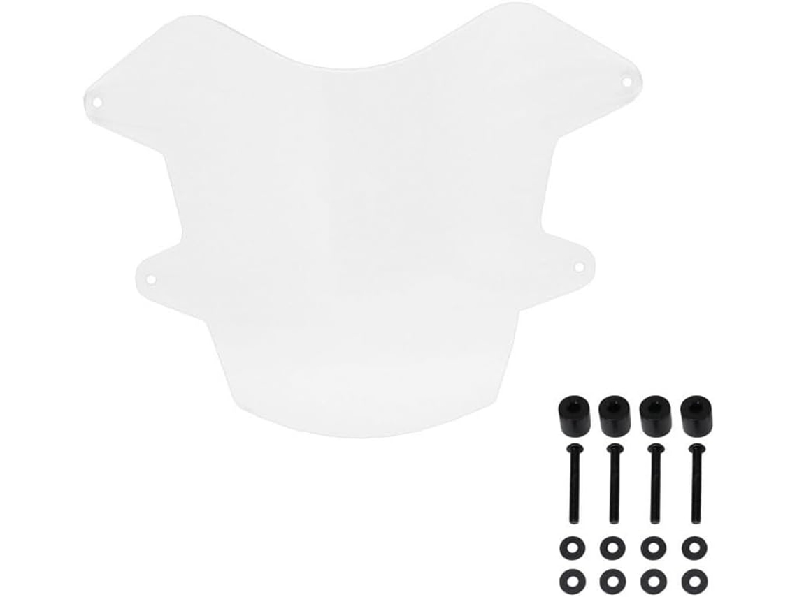 Protetor De Farol Para Motocicleta Tenere 700 Xt700z 2019-2023, Capa De Luz Em Acrílico Branco, Proteção Off Road