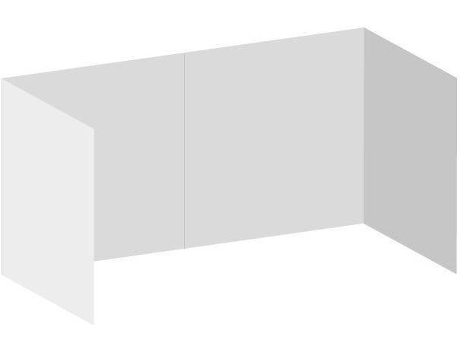 Pack 4 Toldos Laterais Lisos para Tendas REGALOS MIGUEL  (3x6 m - Branco)