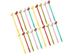 1 Conjunto De Canetas Gel Com Desenhos Frutas, Para Estudantes,