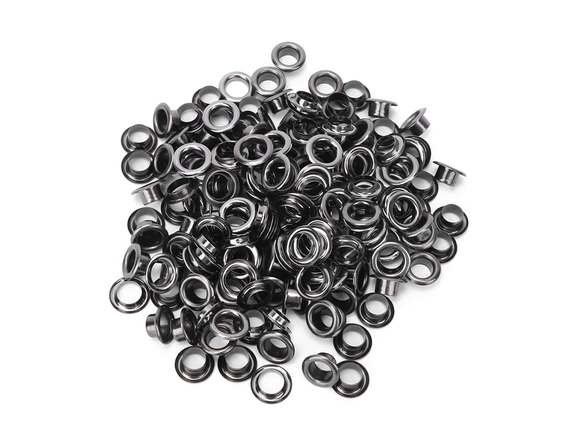 --rebites Latão 6mm Olho Duplo 100un--