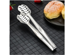 Pinça Para Grelhar Em Aço Inoxidável, Pinça Para Pão Em Formato De Folha Churrasco Bife, Utensílios De Cozinha Com