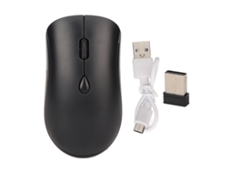 Aetheria mouse Sem Fio 2.4g Bluetooth 5.2 Ergonômico Recarregável 1600dpi Silencioso para Office Laptop Pc Preto