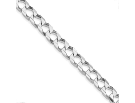 Colar De Corrente Quadrada Com Corte Brilhante De 8,6 Mm Em Prata De Lei 925 Com Banho De Ródio Colar Para Mulheres E Homens Comprimento Hengjian