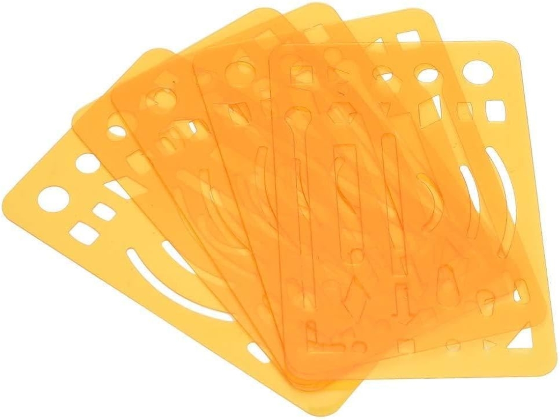 Régua De Desenho Cosiki Com 27 Furos, Linhas Fáceis De Modificar Para Engenheiros Projeto, 10 Peças, Transparente