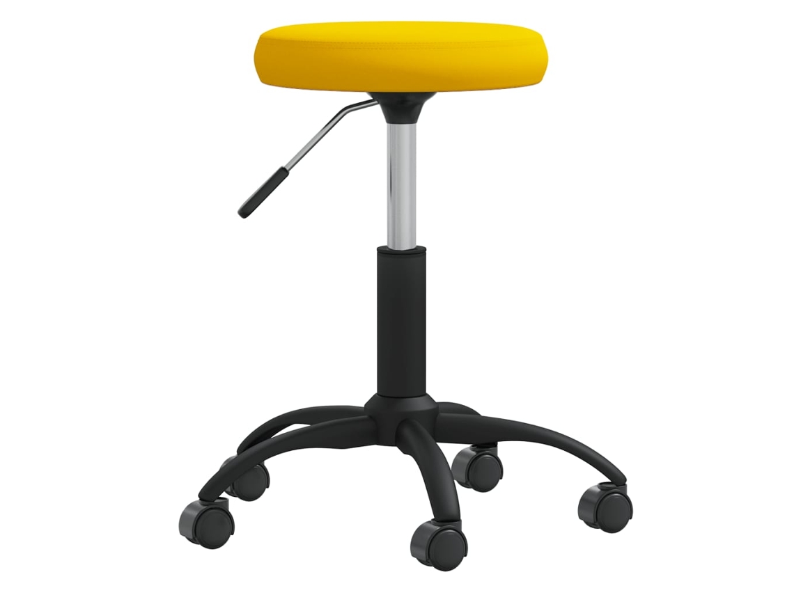 Massage Stool, Massage Stools Vidaxl Amarelo Veludo