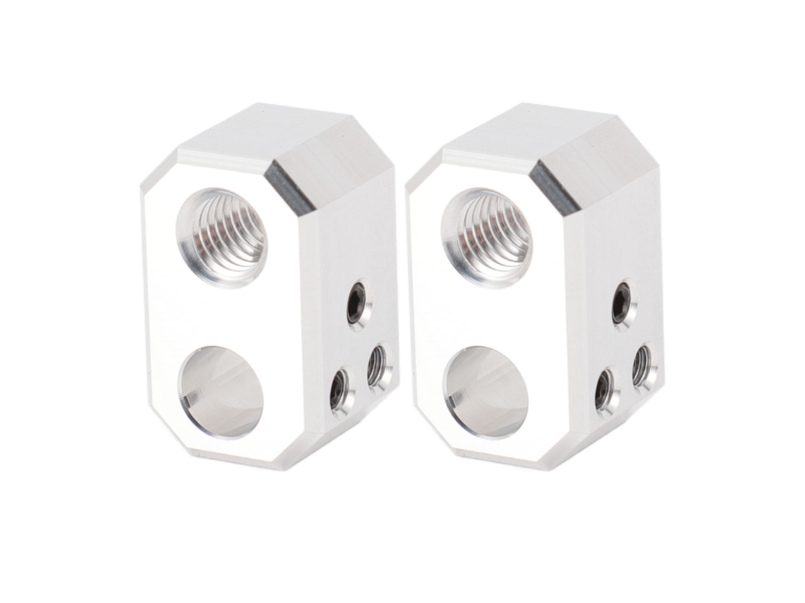 Bloco de aquecimento de alumínio para extrusora hotend da impressora 3D Prusa I3 Mk4 (2 unidades)