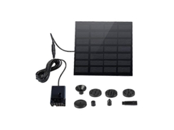 BOMBA SOLAR de estanque 7v DC, 190l/h, painel solar, sem baterias | S/MARCA