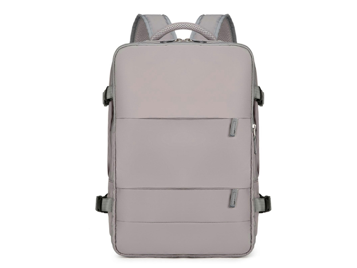Mochila Espaçosa Para Viagens, Bagagem Esportiva, Mochila Para O Dia A Dia Com Compartimento Para Laptop, Mochila Escolar Cinza.