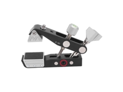 Photographic Equipment Clamp Double Axes Knob Locking Large Size Camera Accessory Magnetic Clamp With Leveling Tool LAXISCREED