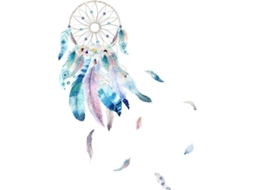 Adesivo De Parede Dreamcatcher Com Penas Decorativo Para Lojas E Lares