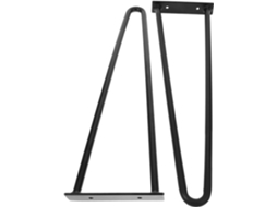 Nuobesty 2 Peças Pés De Sofá Metal Em Formato U, Resistentes, Para Projetos De Bricolagem, Com Altura Estável E Design