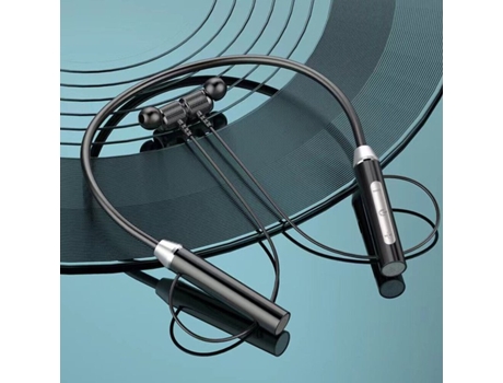 Auriculares Bluetooth SAMURIIRON Fones de Ouvido Estéreo Super Bass com Alça de Pescoço