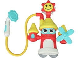 Castelo De Brinquedo Para Banho Bebê Com Jato Água E Ventosa Diversão