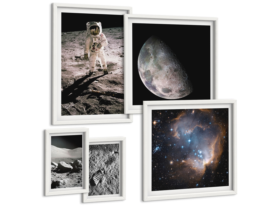 Conjunto De Pinturas Descobertas Espaciais Mistérios Espelharte (5 Peças)
